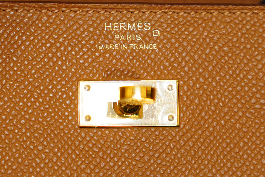 Hermes | Kelly – 28 – Epsom – Tan – Gold Hardware