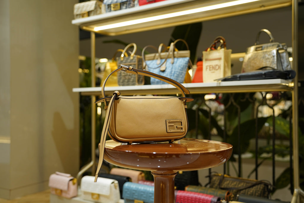 Fendi | Simply – Leather – Beige – Gold Hardware