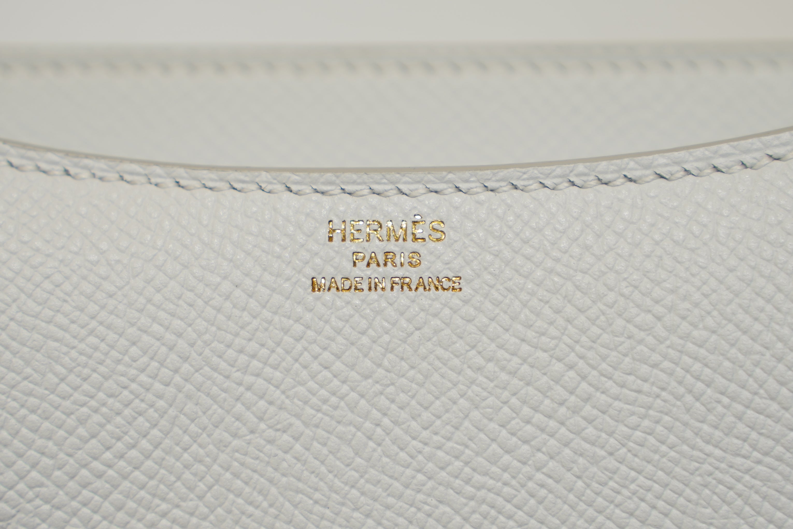 Hermes | Constance – Epsom – White – Gold Hardware