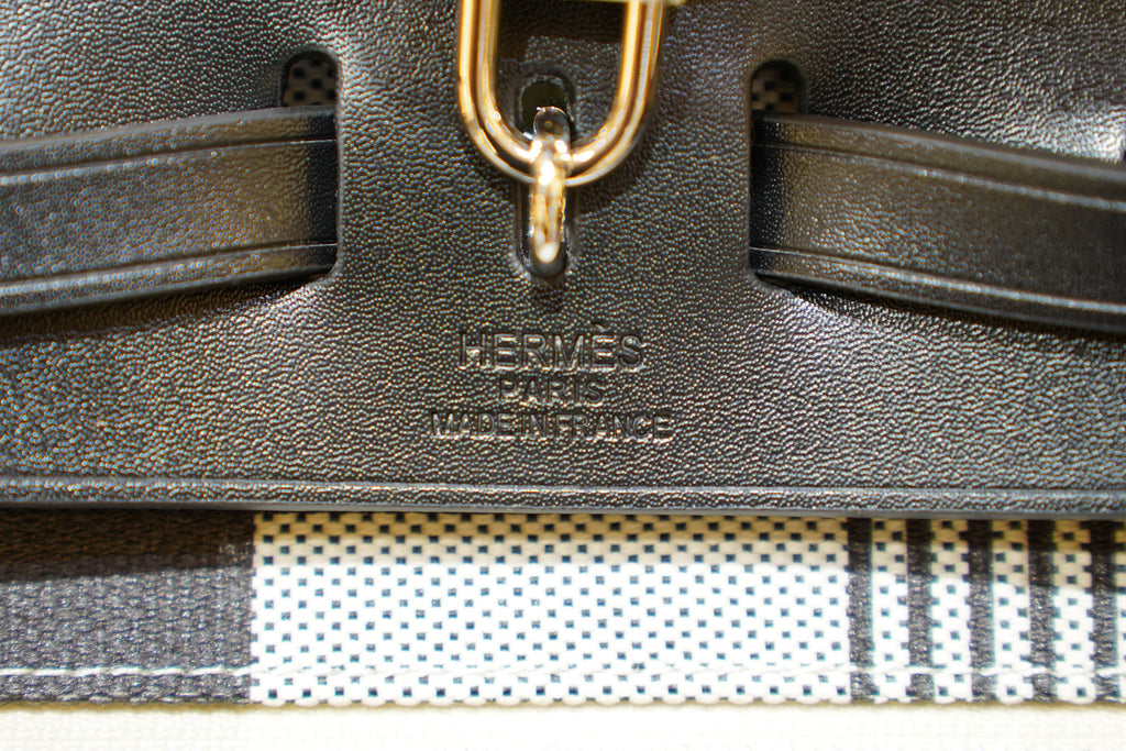 Hermes | Herbag Backpack – Canvas – Beige – Silver Hardware