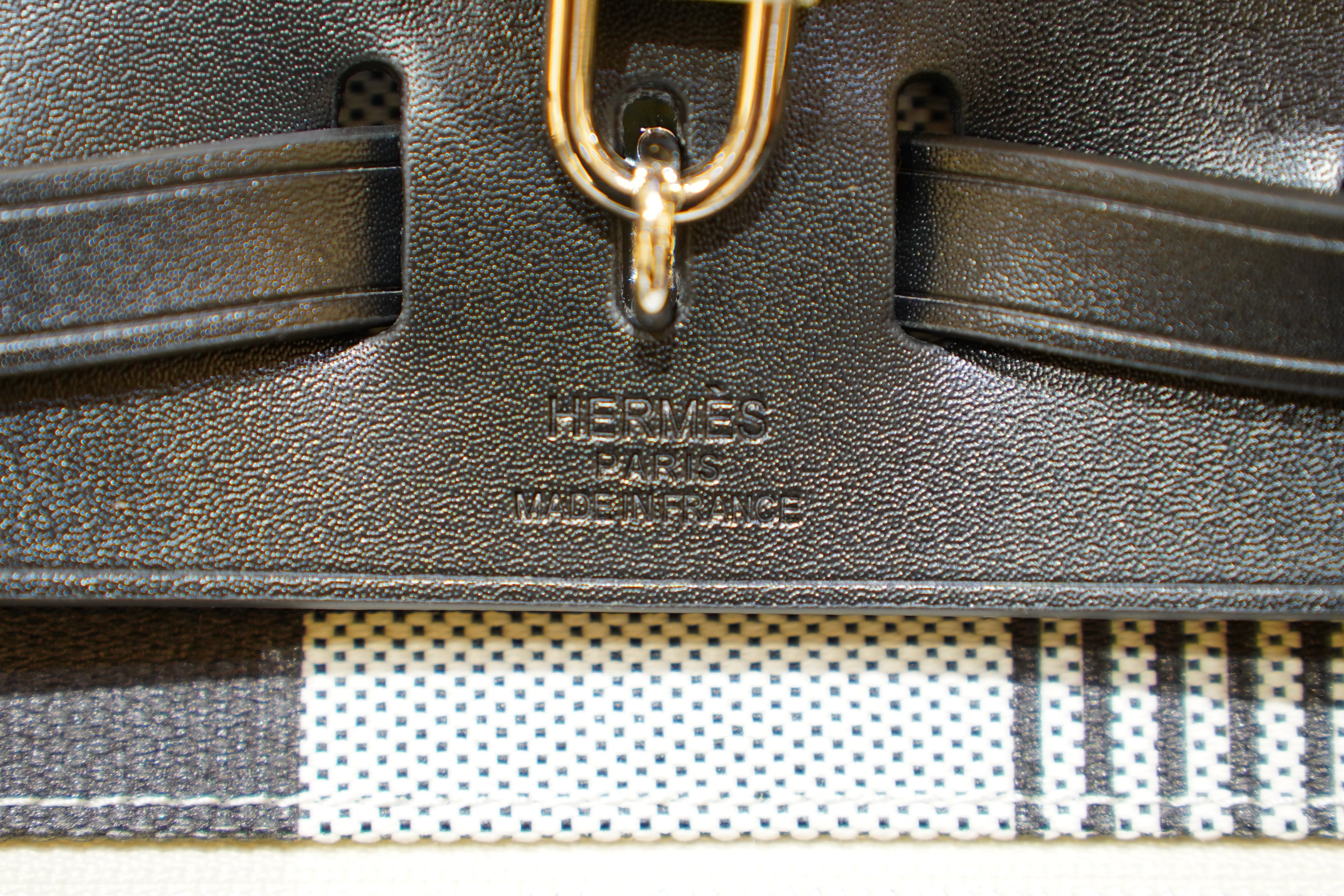 Hermes | Herbag Backpack – Canvas – Beige – Silver Hardware