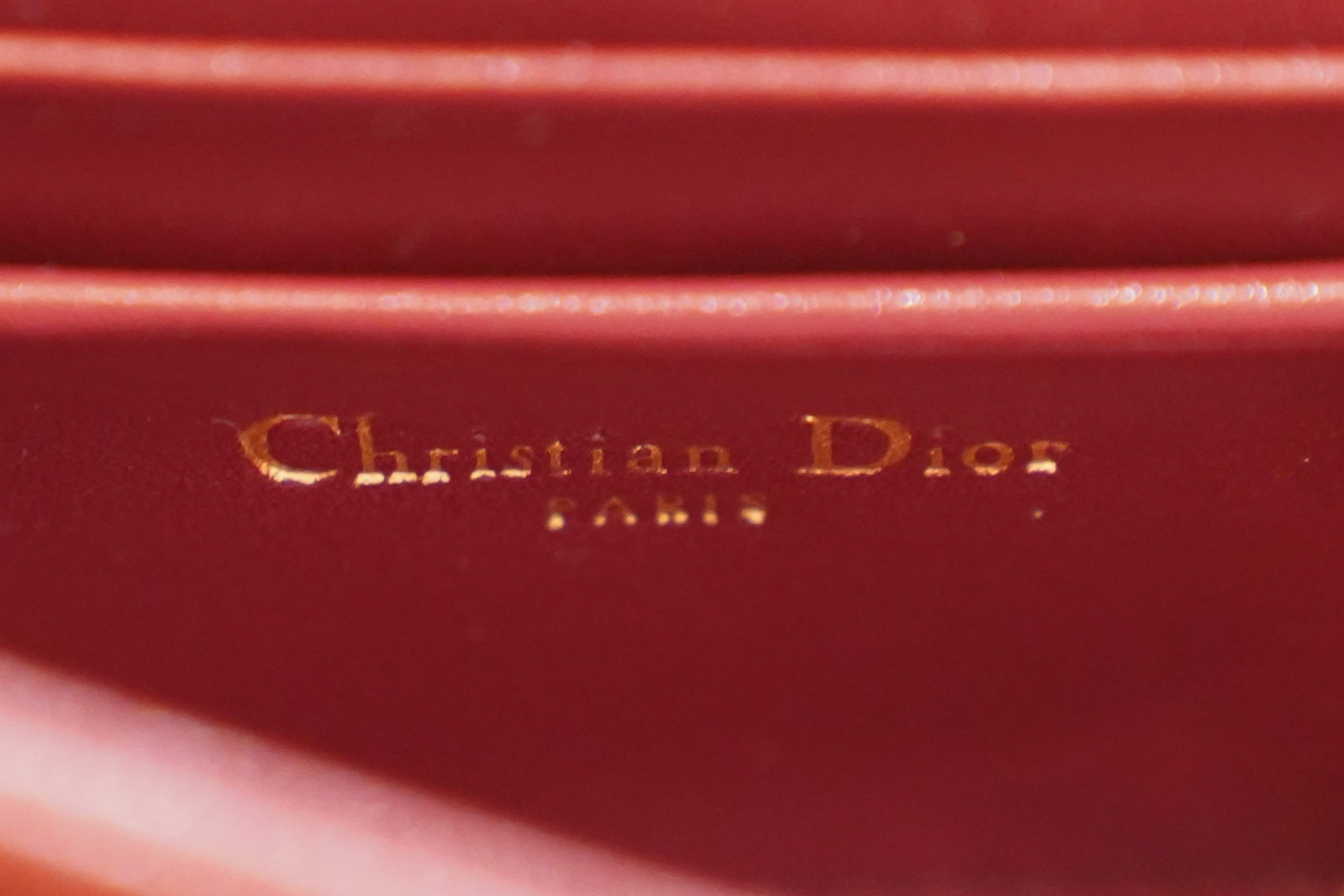 Dior | My Dior Mini Bag – Patent Leather – Burgundy – Gold Hardware