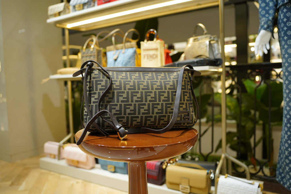 Fendi | Simply – Canvas – Brown/Beige – Gold Hardware