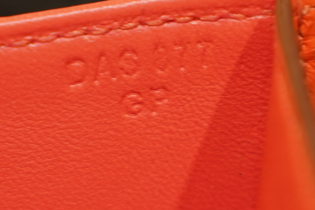 Hermes | Constance – Leather – Orange – Silver Hardware