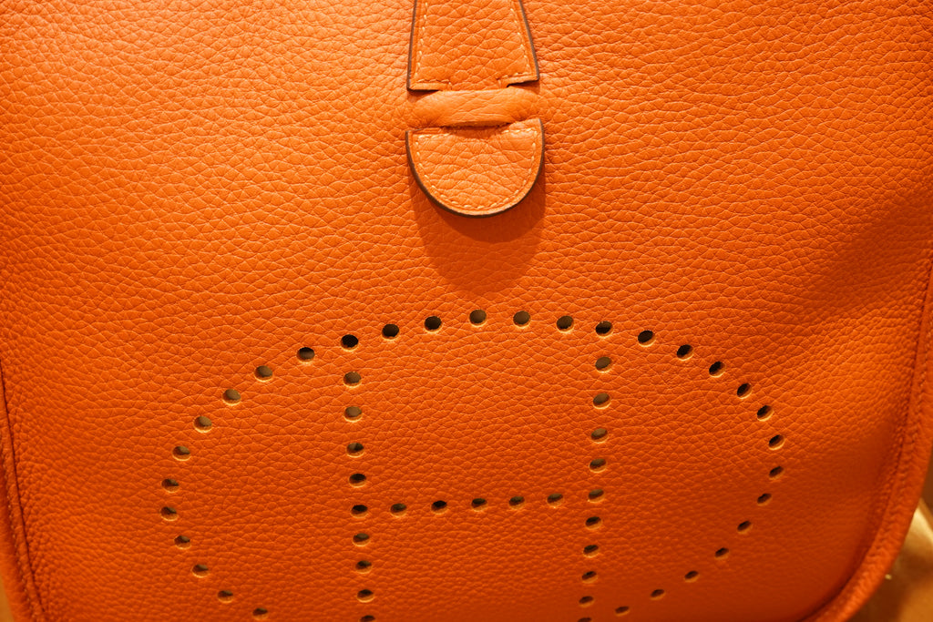 Hermes | Evelyne – Epsom – Orange – Gold Hardware