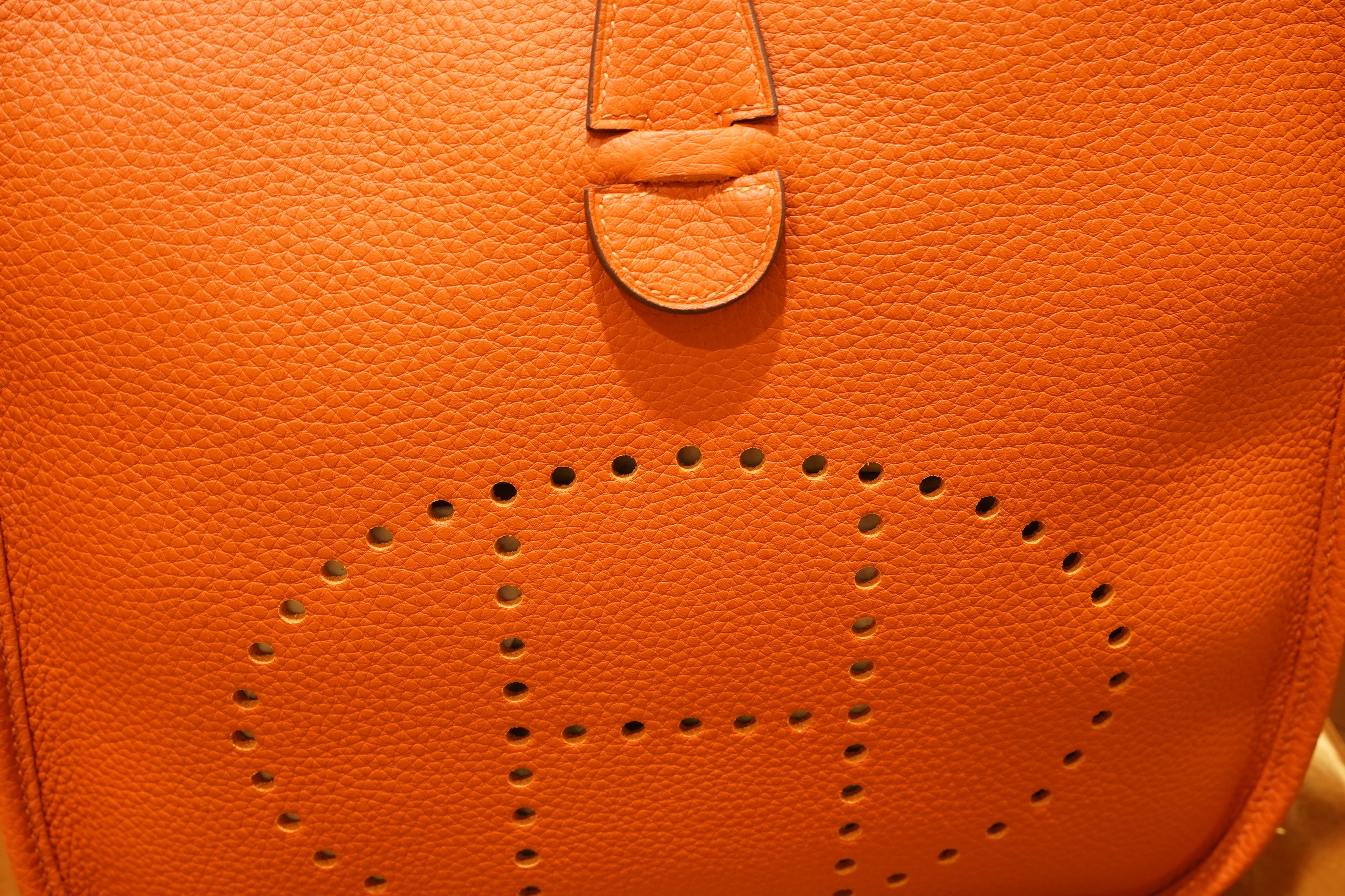Hermes | Evelyne – Epsom – Orange – Gold Hardware