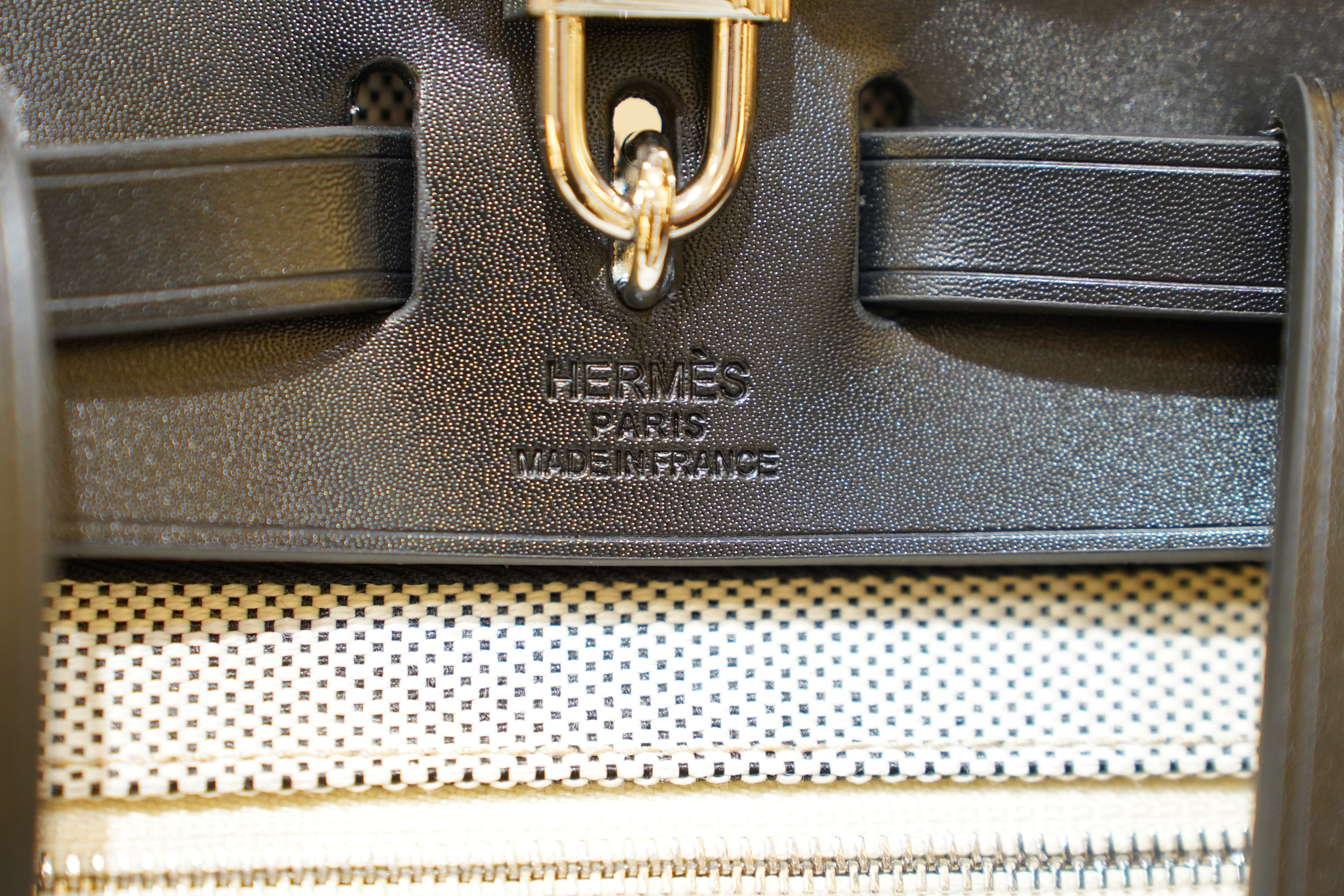 Hermes | Herbag Backpack – Canvas – Beige – Silver Hardware