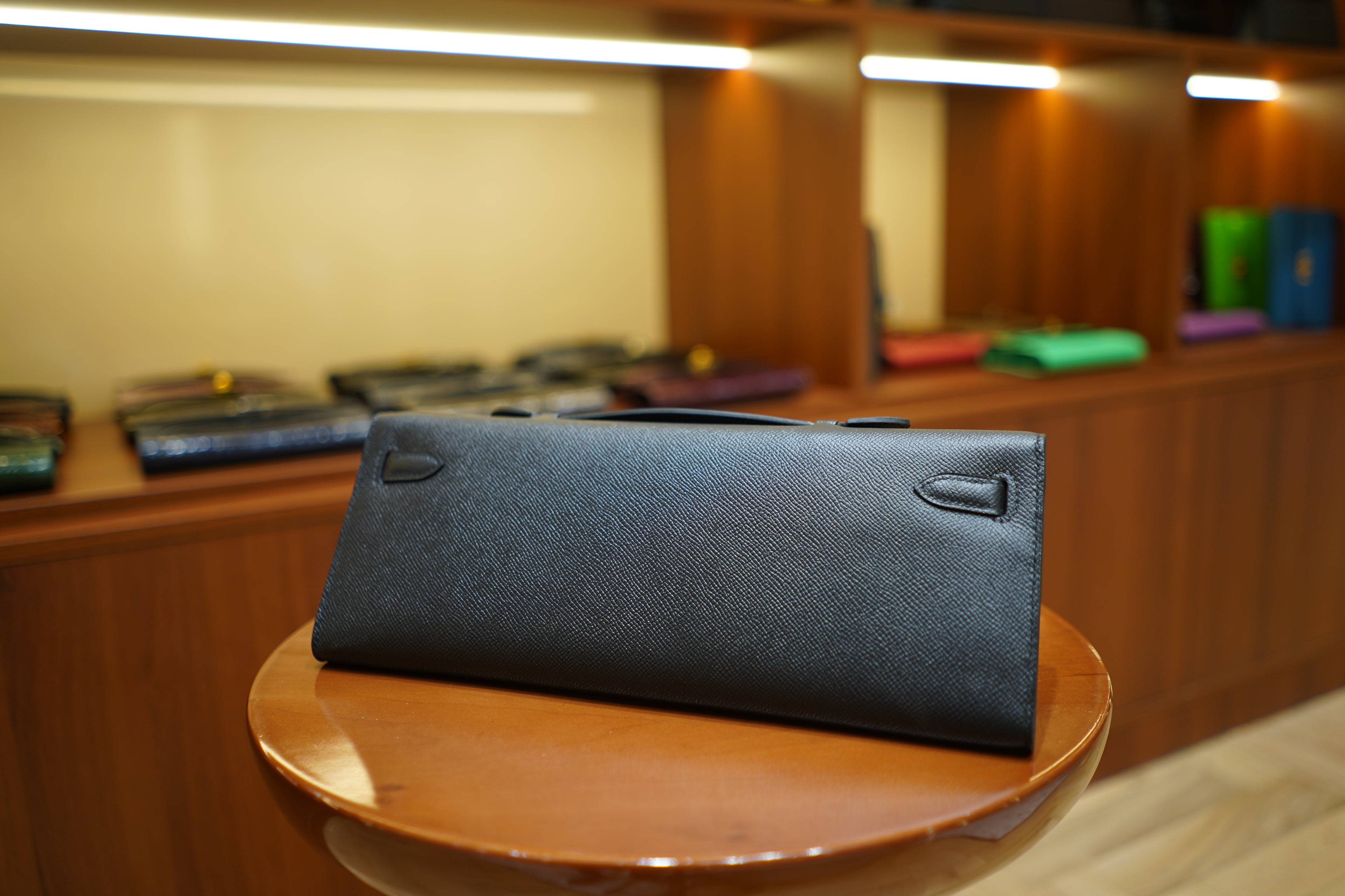 Hermes | Kelly Cut – Epsom – Black – Silver Hardware