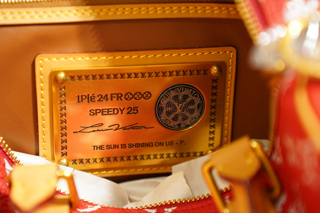 Louis Vuitton | Speedy – Canvas – Red – Gold Hardware