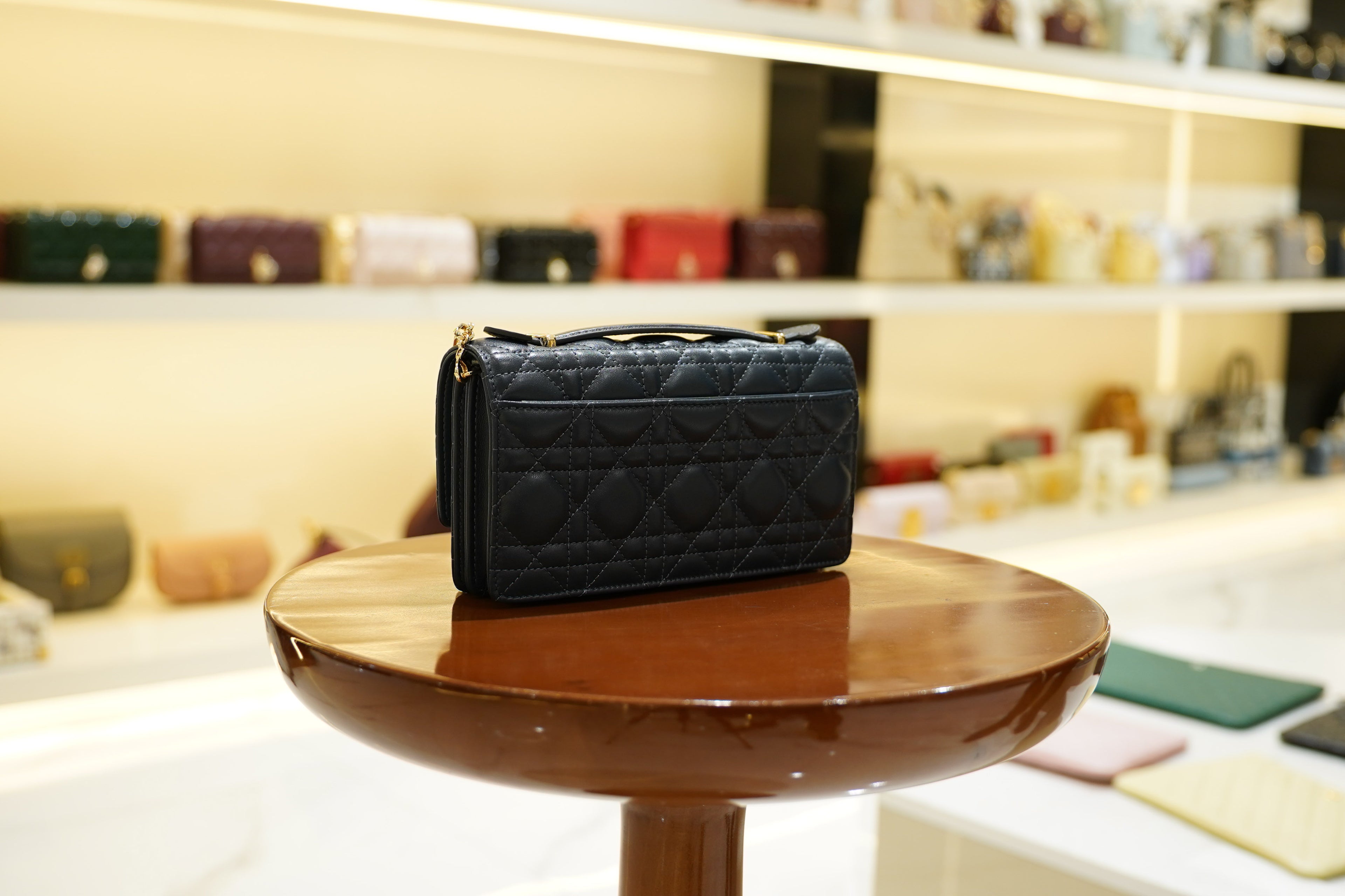 Dior | My Dior Mini Bag – Lambskin – Black – Gold Hardware