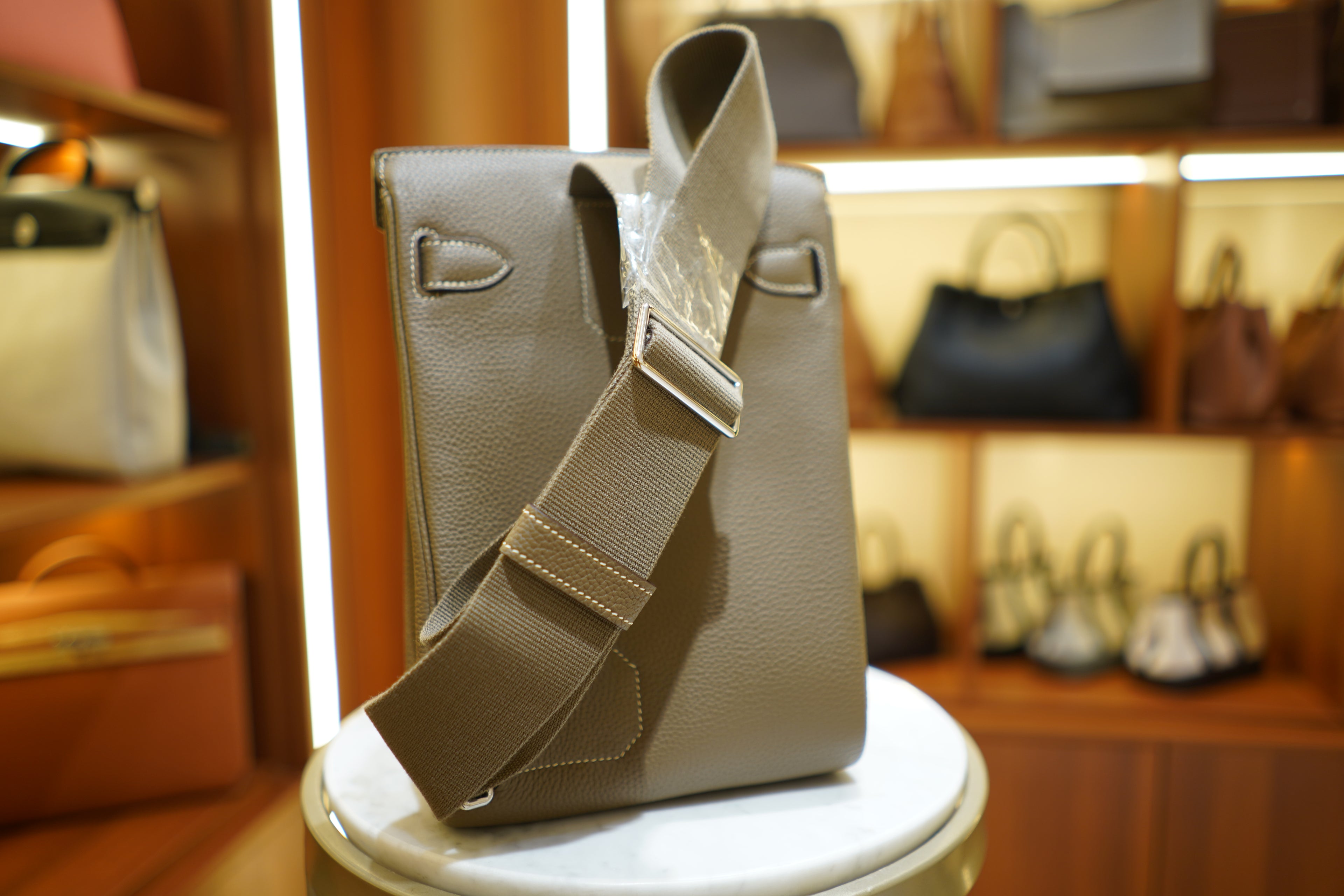 Hermes | Hac a Doc – Togo – Grey – Silver Hardware