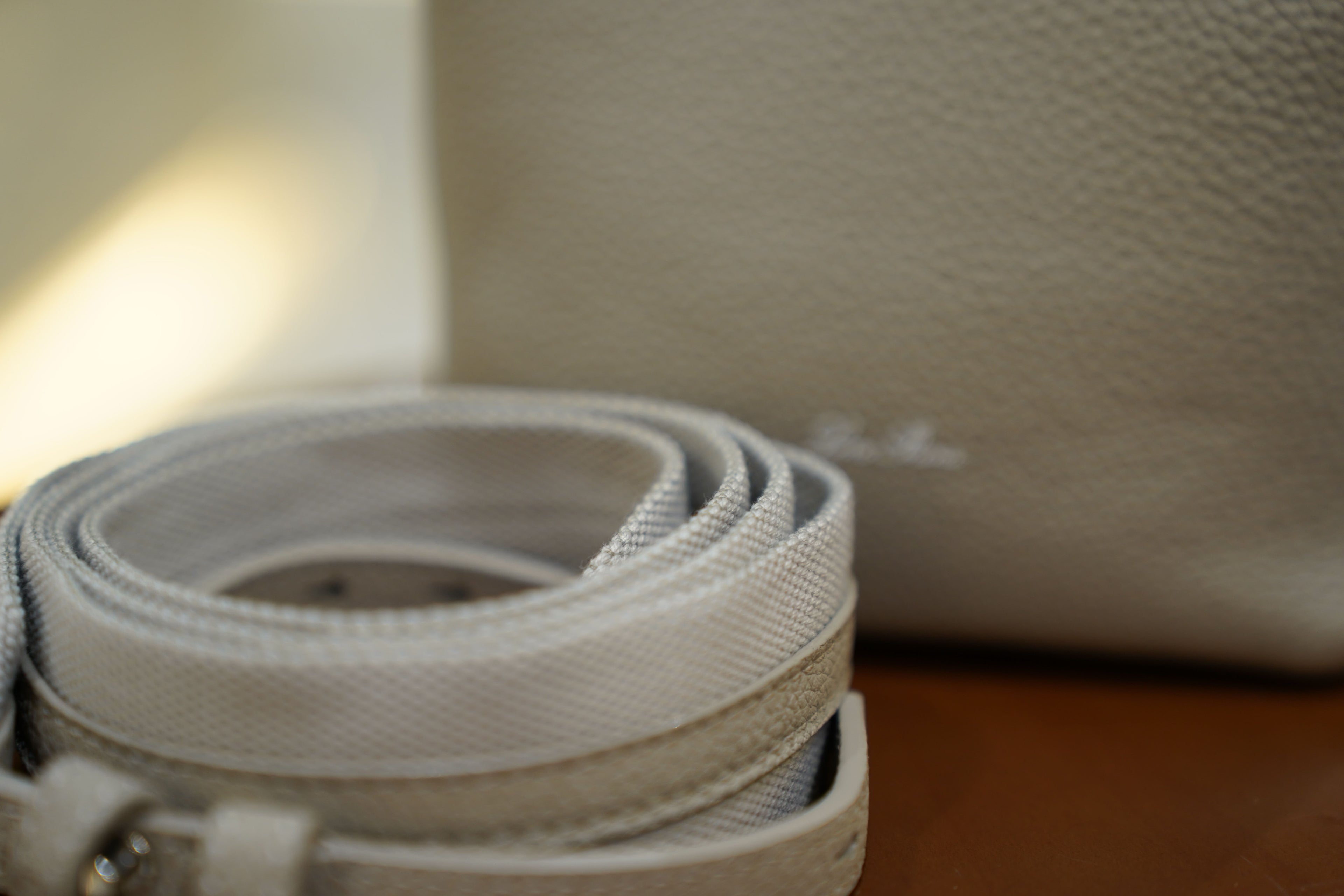 Loro Piana | Bale Bag (Small) – Leather – Beige – Silver Hardware