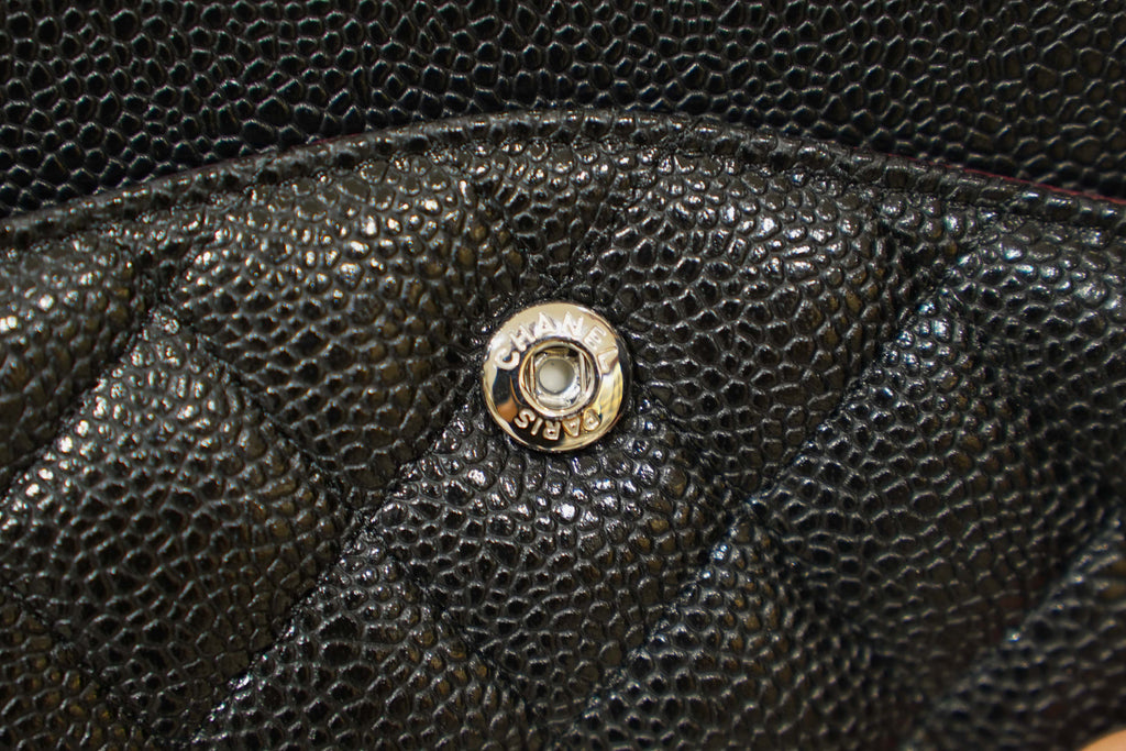 Chanel | Sac Classic Flap – Moyen – Cuir – Noir – Quincaillerie Argentée