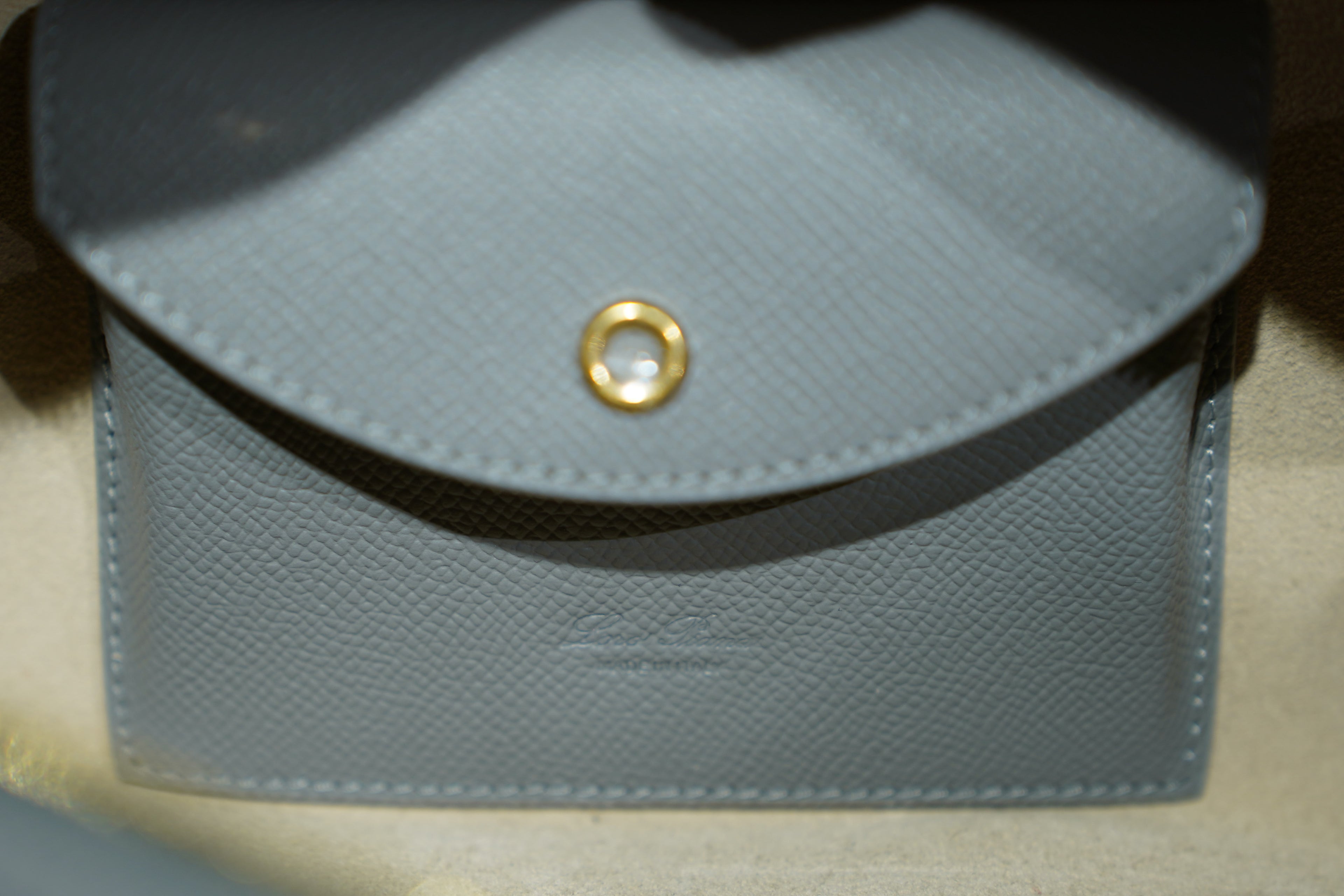 Loro Piana | Extra Bag L27 – Leather – Grey – Gold Hardware