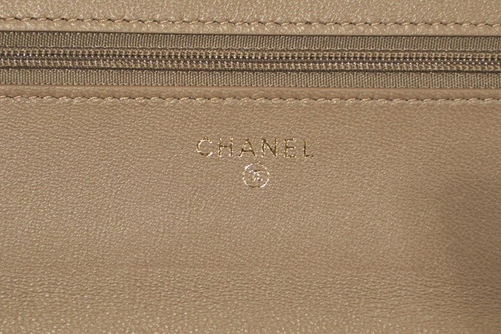 Chanel | Wallet on Chain – Lambskin – Brown – Gold Hardware