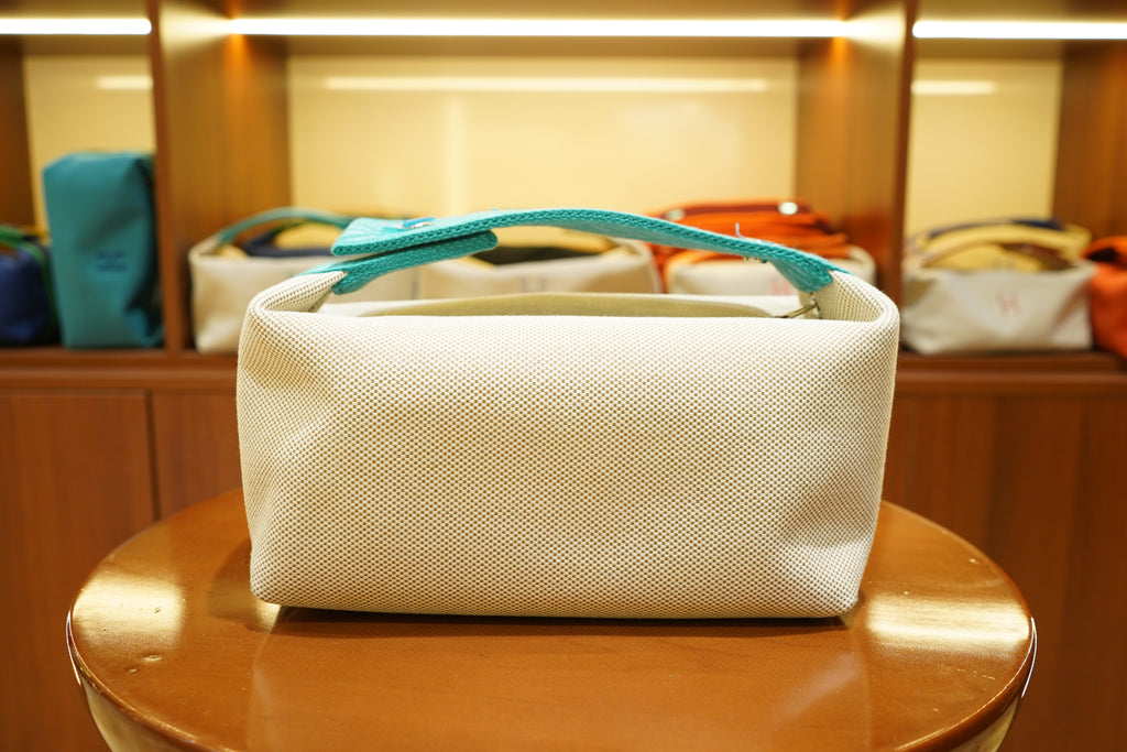 Hermes | Bride a Brac Small – Canvas – White – Silver Hardware