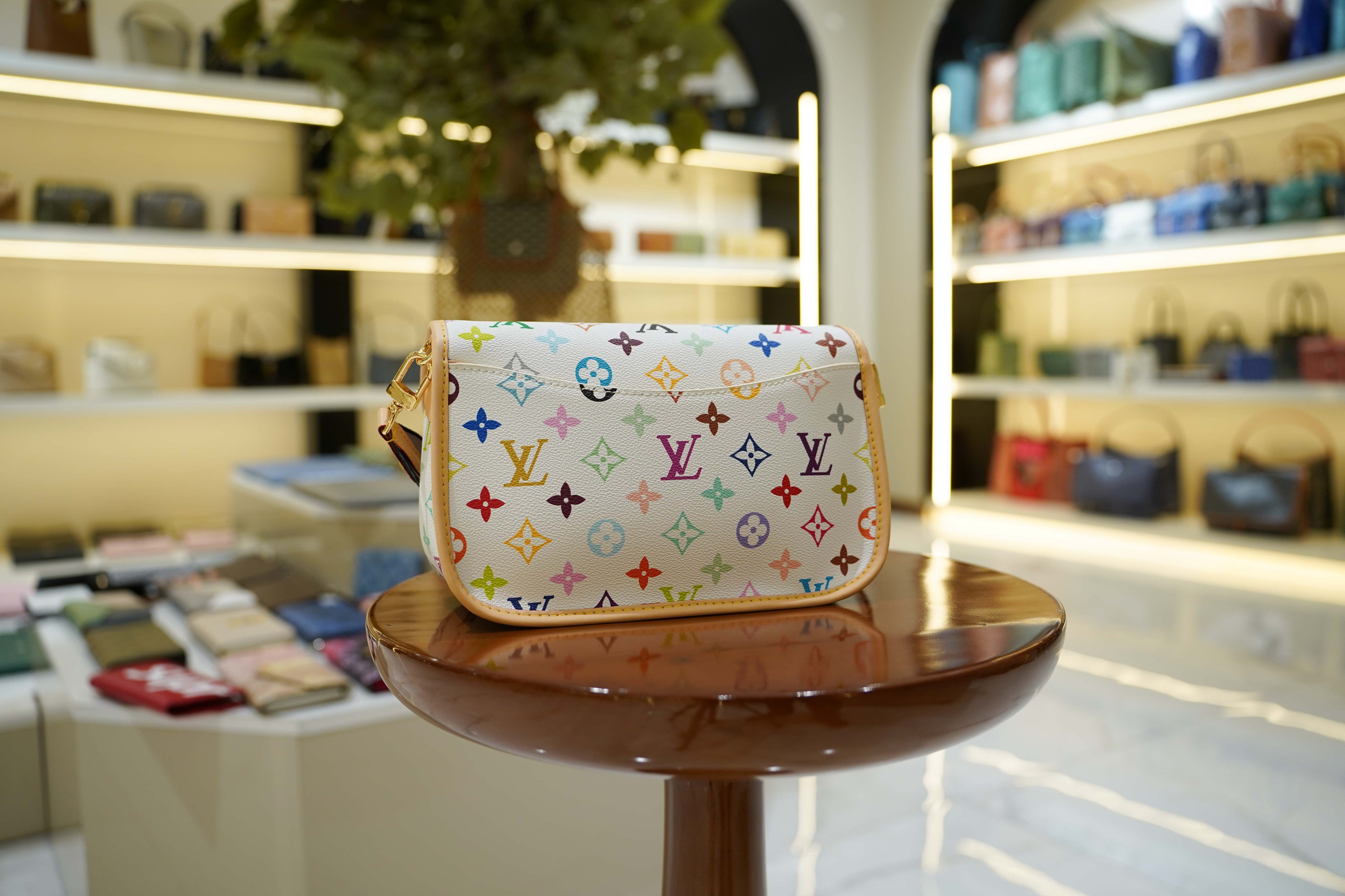 Louis Vuitton | Coussin – Canvas – Multicolor – Gold Hardware