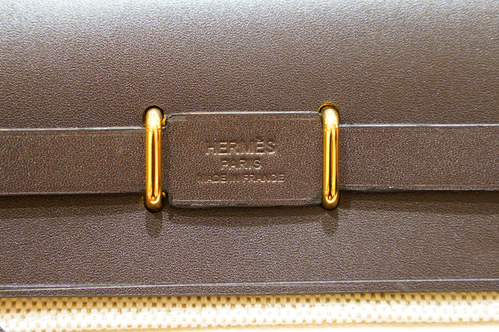 Hermes | Herbag Mini – Canvas – Beige – Gold Hardware