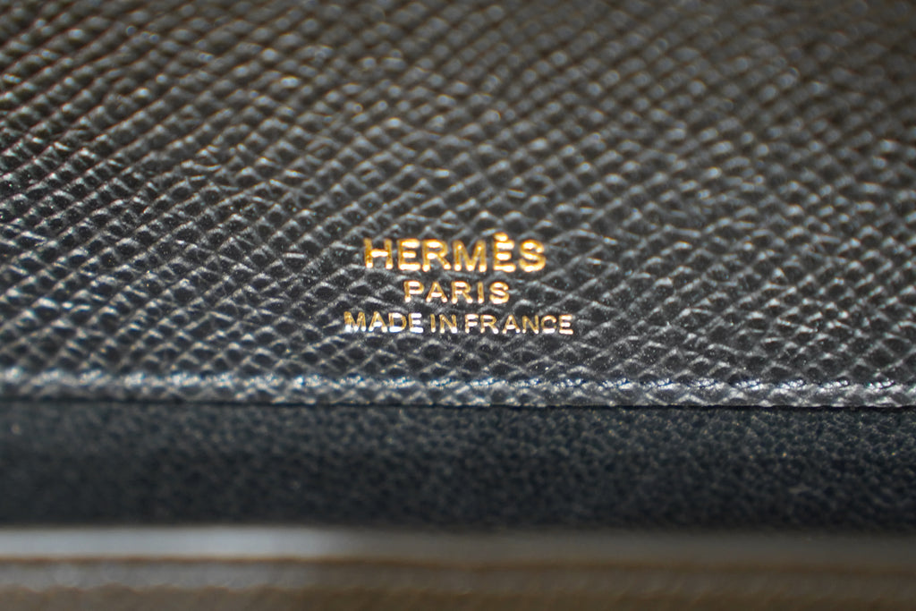 Hermes | Kelly Depeches 25 – Togo – Black – Gold Hardware