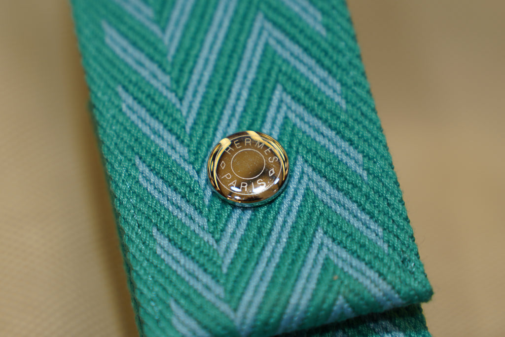 Hermes | Bride a Brac Large – Canvas – Beige – Turquoise Hardware