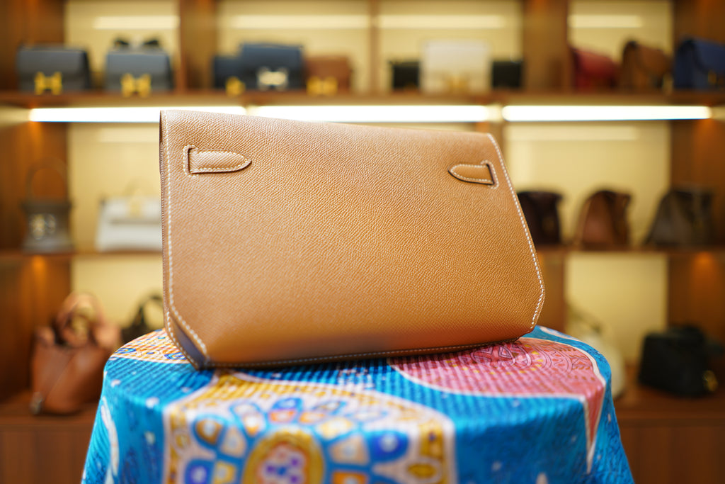 Hermes | Kelly Depeches 25 – Epsom – Orange – Silver Hardware