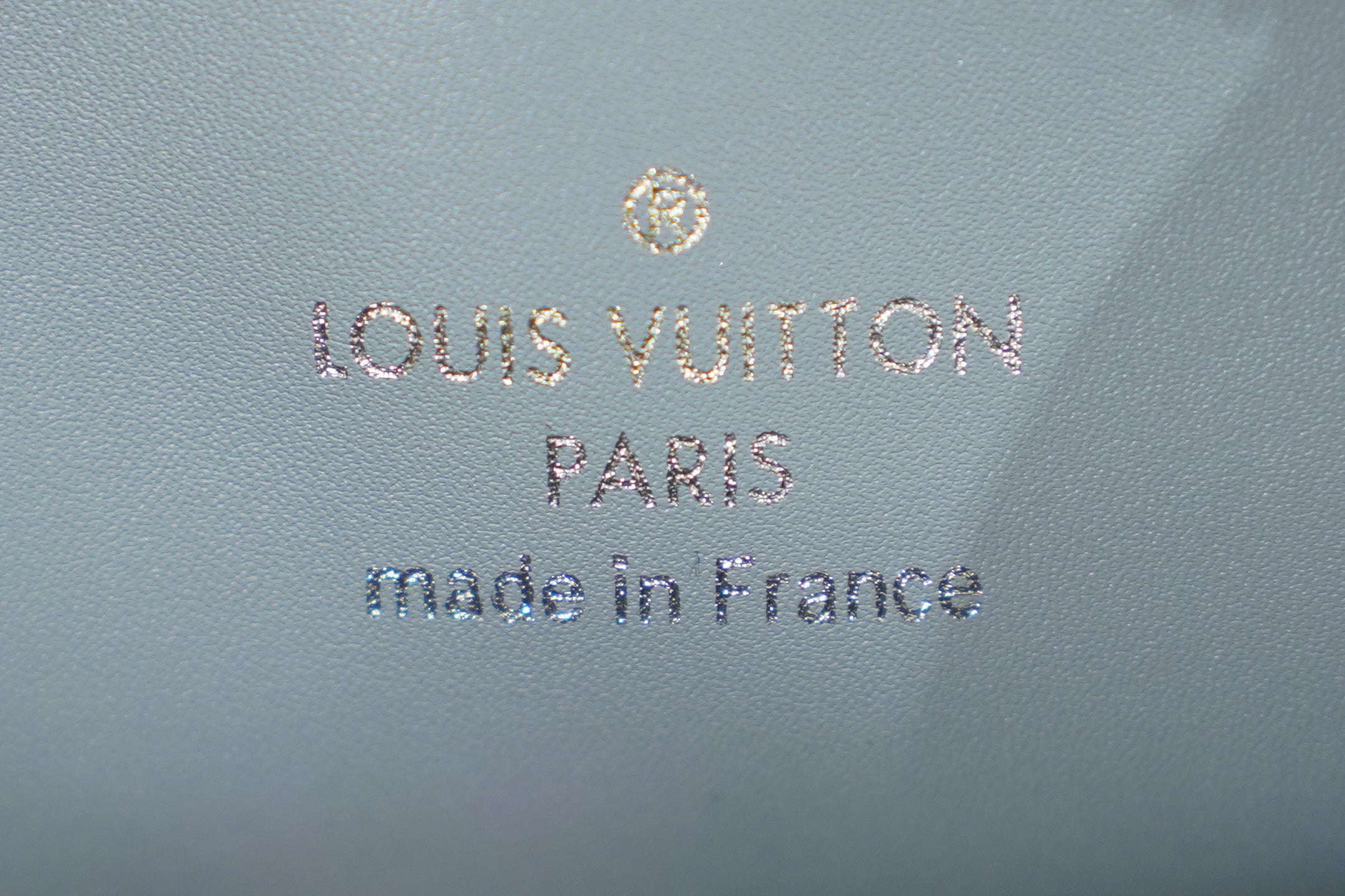 Louis Vuitton | Pouch – Leather – Light Blue – Silver Hardware
