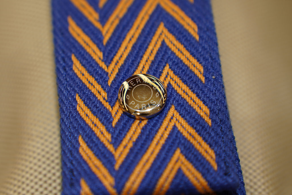 Hermes | Bride a Brac Large – Canvas – Beige – Blue Hardware