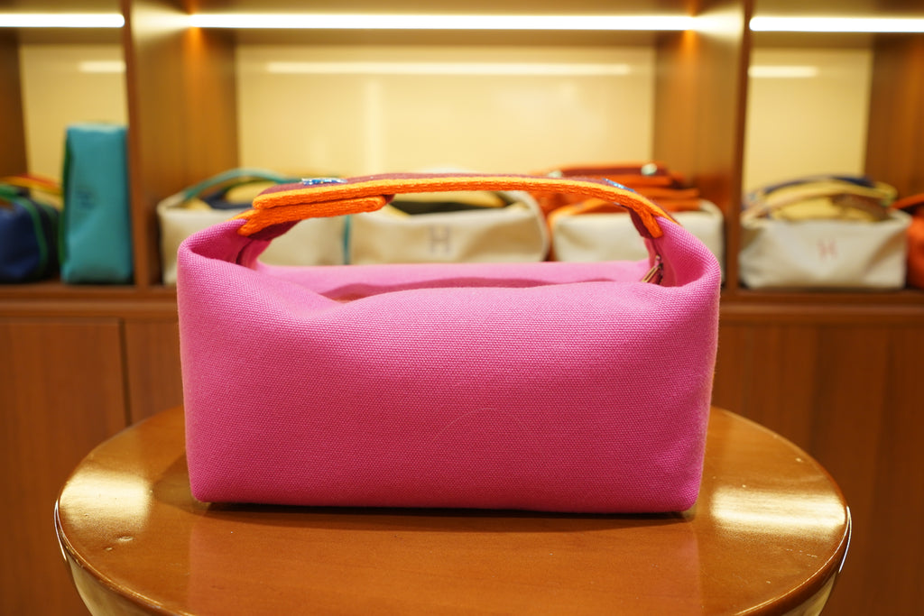 Hermes | Bride a Brac Small – Canvas – Pink – Gold Hardware