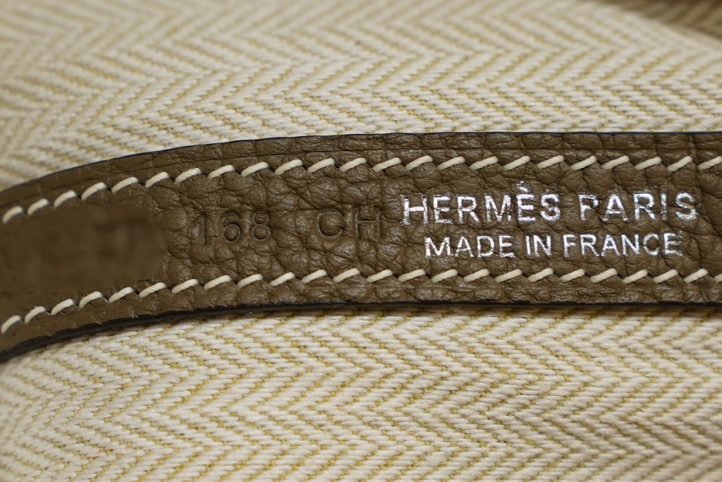 Hermes | Garden Party – Togo – Grey – Silver Hardware