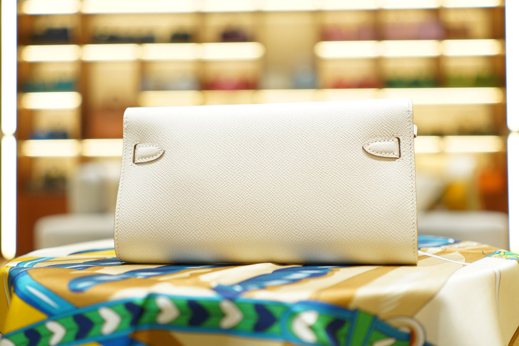 Hermes | Kelly – 28 – Epsom – White – Gold Hardware