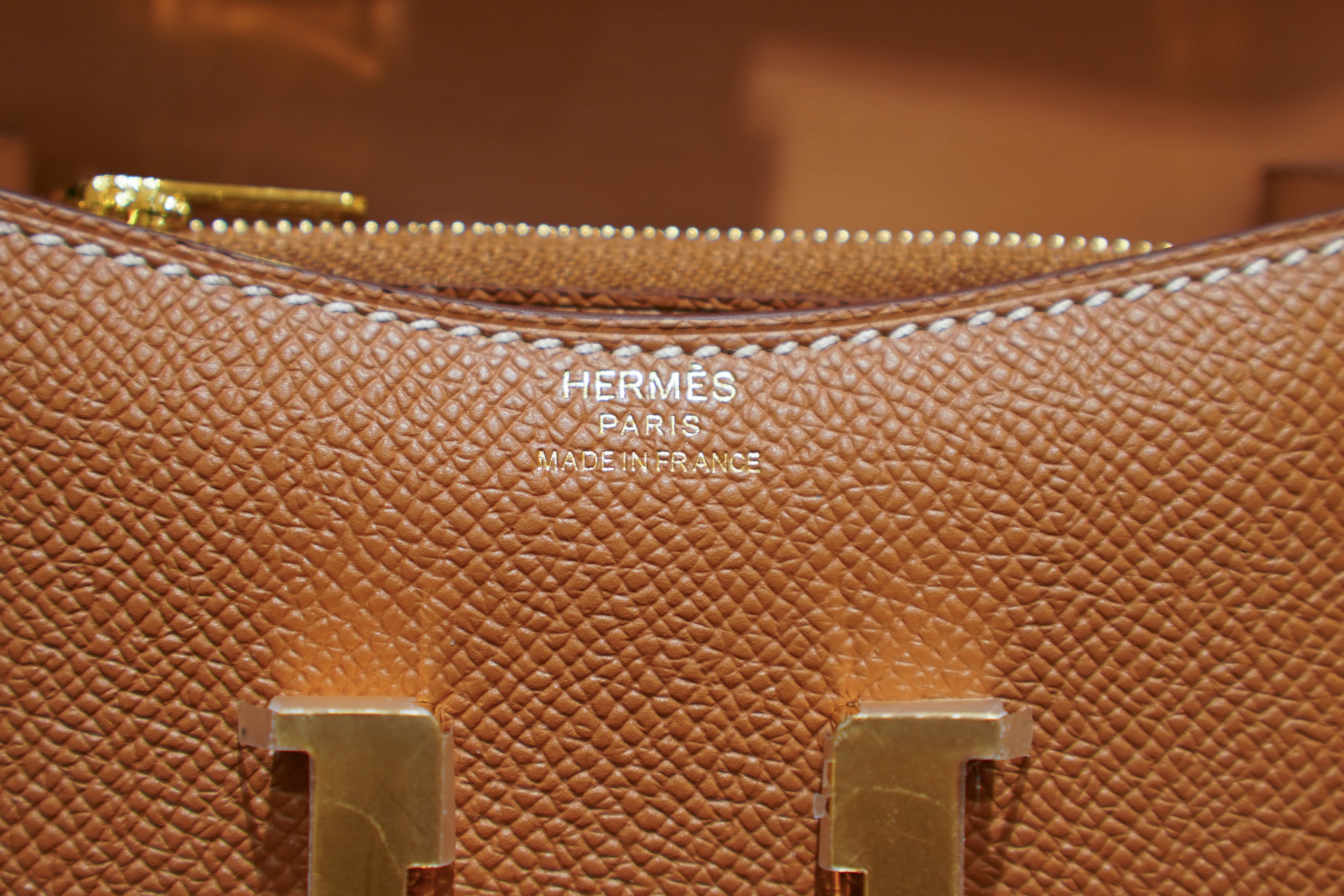 Hermes | Constance Slim Wallet – Epsom – Brown – Gold Hardware