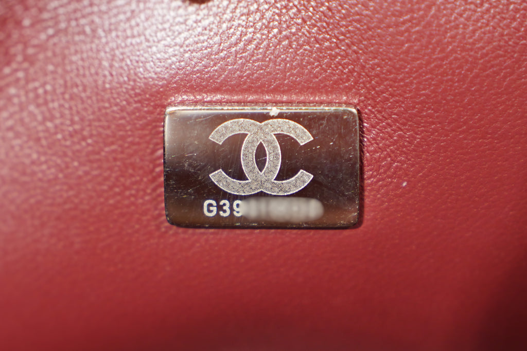 Chanel | Square Mini Flap Bag – Leather – Burgundy – Silver Hardware