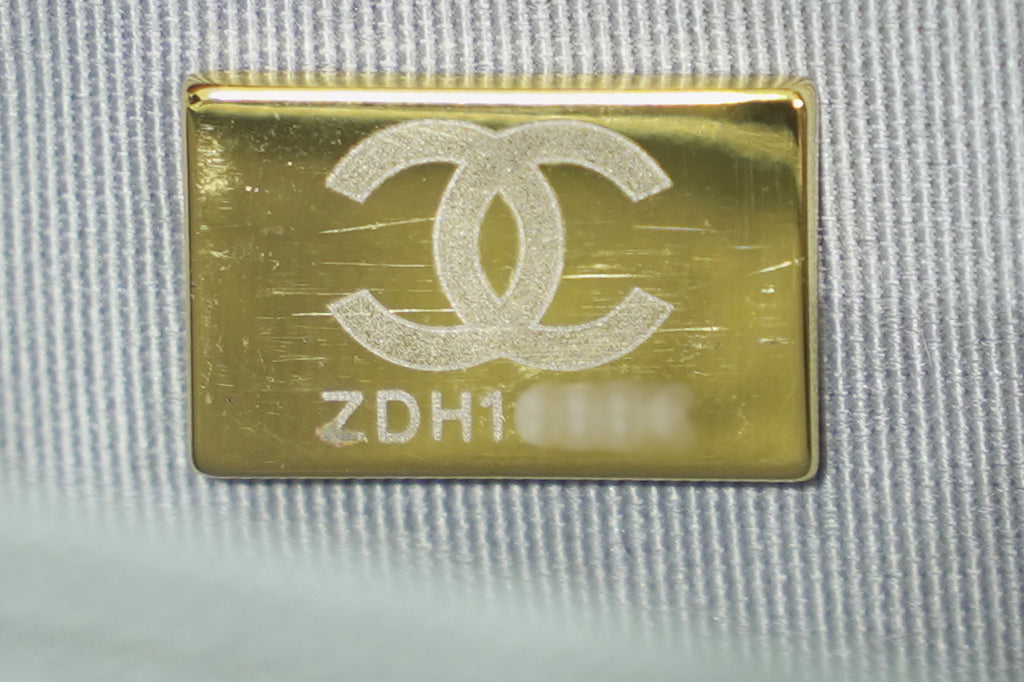 Chanel | Wallet on Chain – Caviar – Grey – Gold Hardware