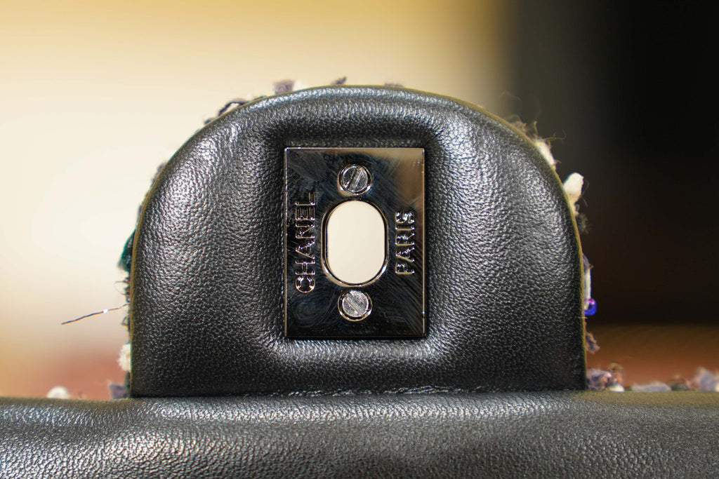 Chanel | Classic Flap Bag – Medium – Tweed – Multicolor – Black Hardware
