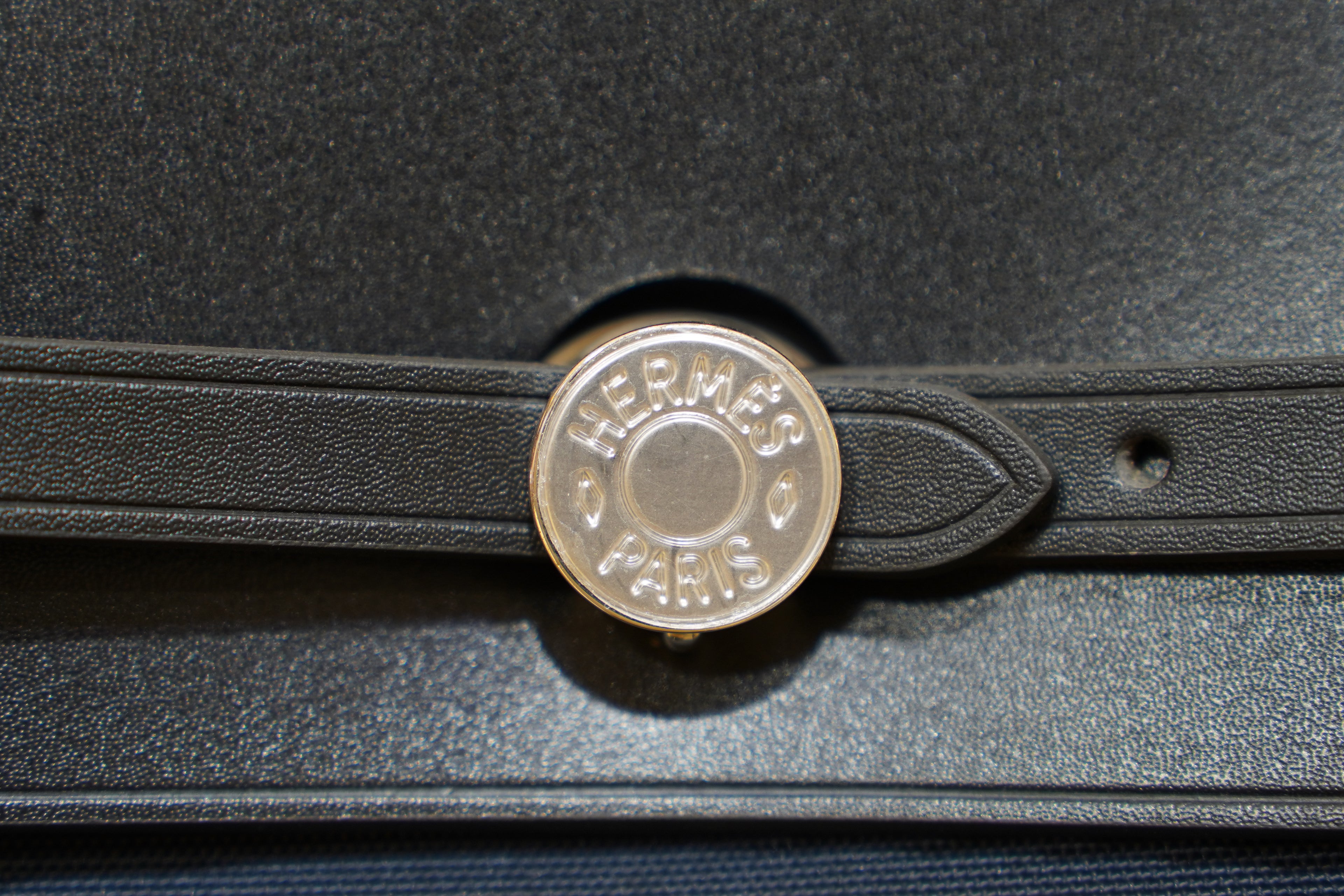 Hermes | Herbag Large – Canvas – Navy – Silver Hardware