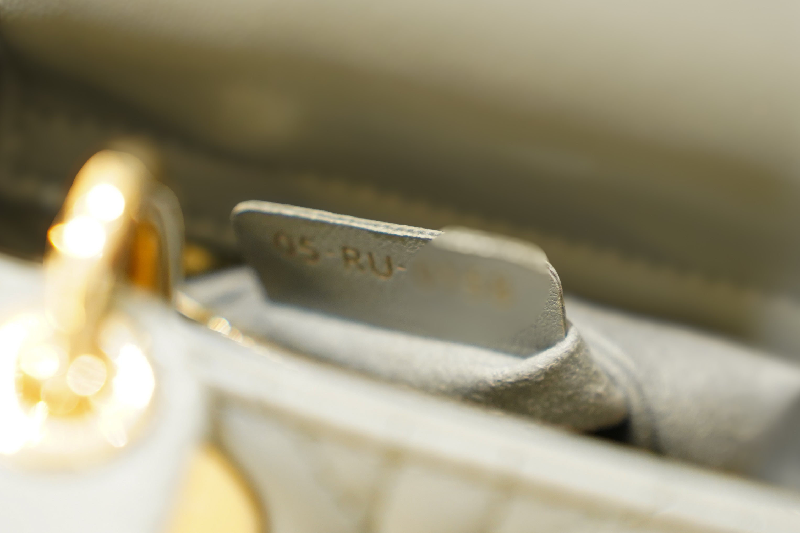 Dior | Lady Dior (Small) – Lambskin – Gray – Gold Hardware