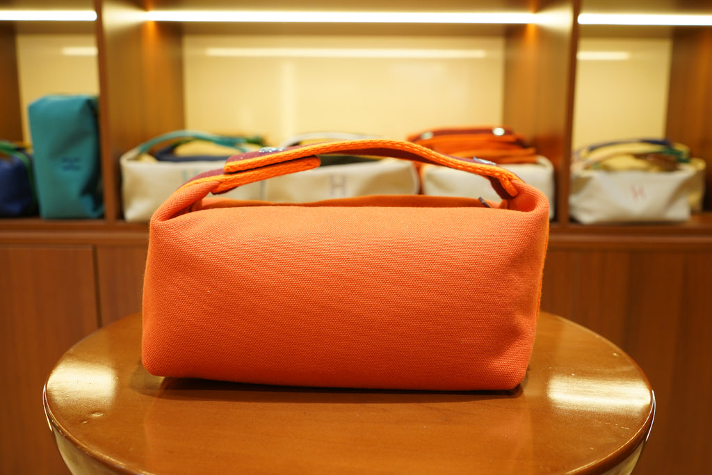 Hermes | Bride a Brac Small – Canvas – Orange – No Hardware