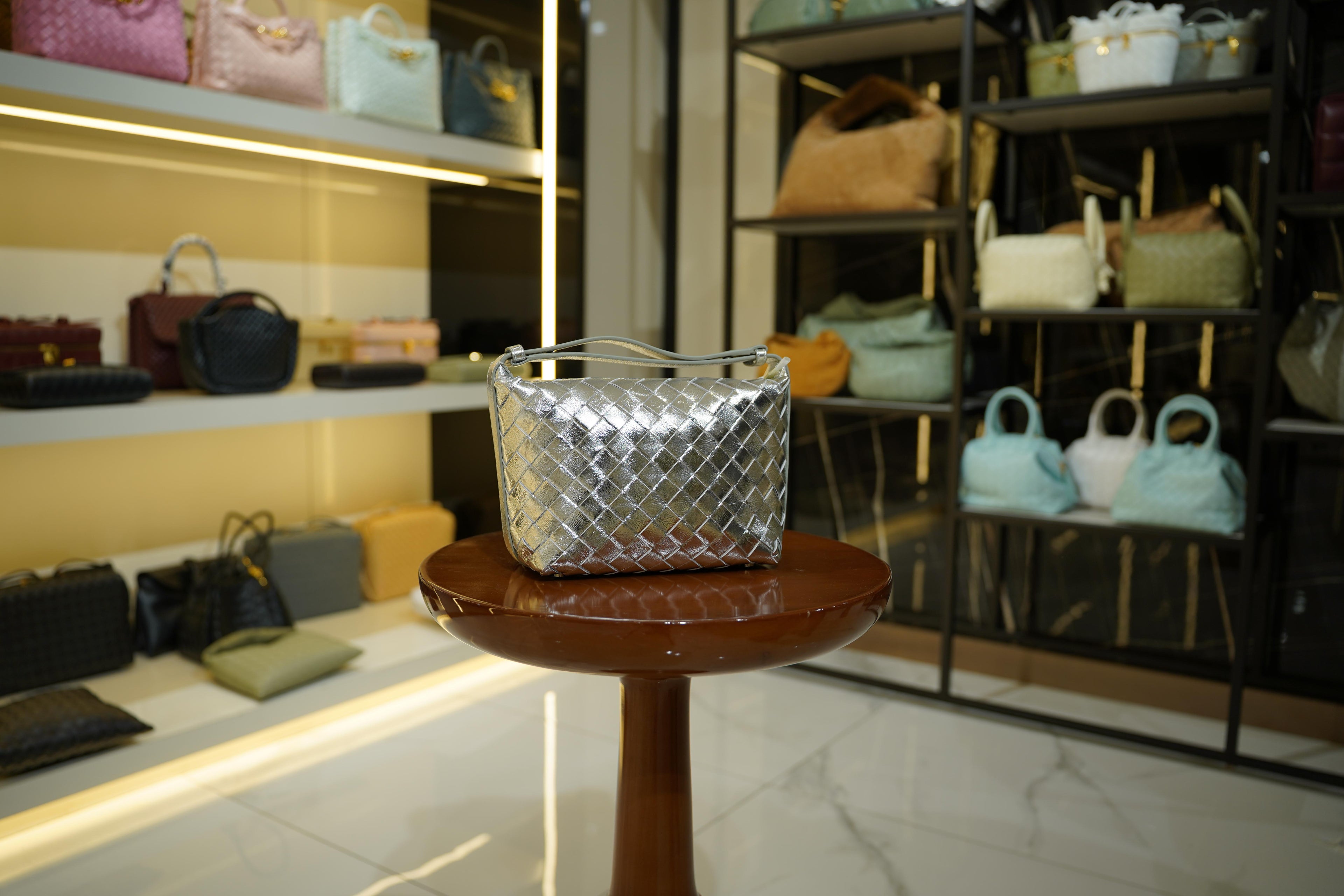 Bottega Veneta | Cassette – Nappa – Silver – Silver Hardware