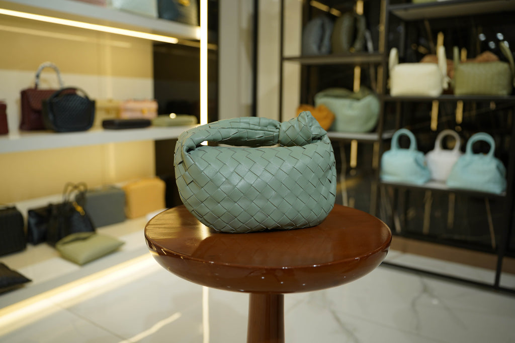 Bottega Veneta | Jodie – Leather – Green – Gold Hardware