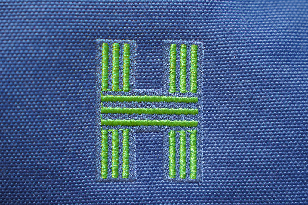 Hermes | Bride a Brac Large – Canvas – Blue – Green Hardware