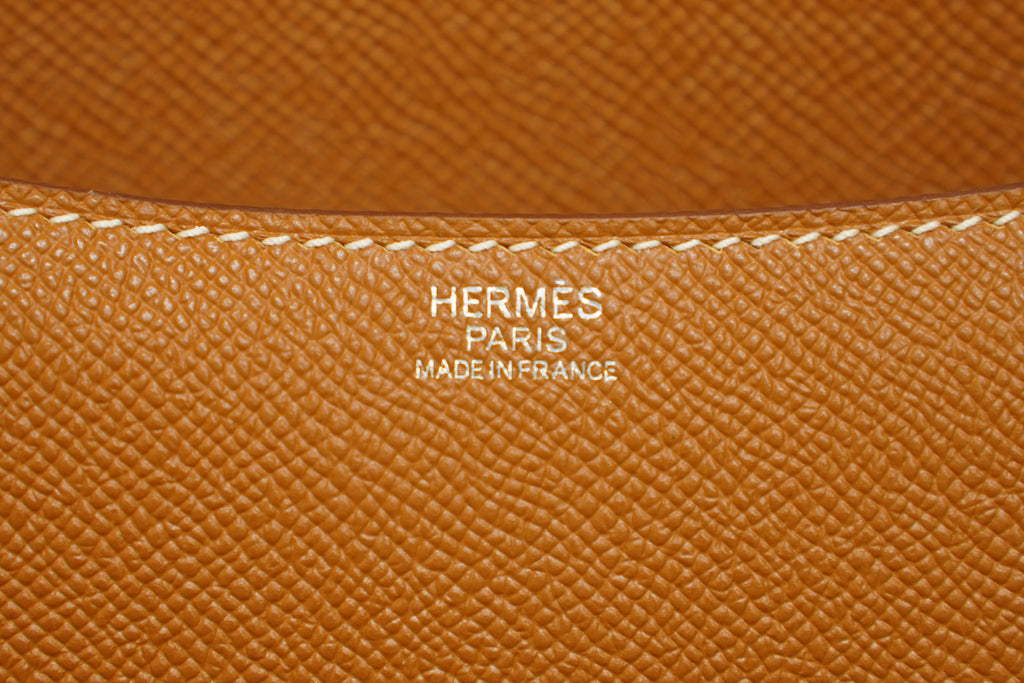 Hermes | Constance – Epsom – Orange – Silver Hardware