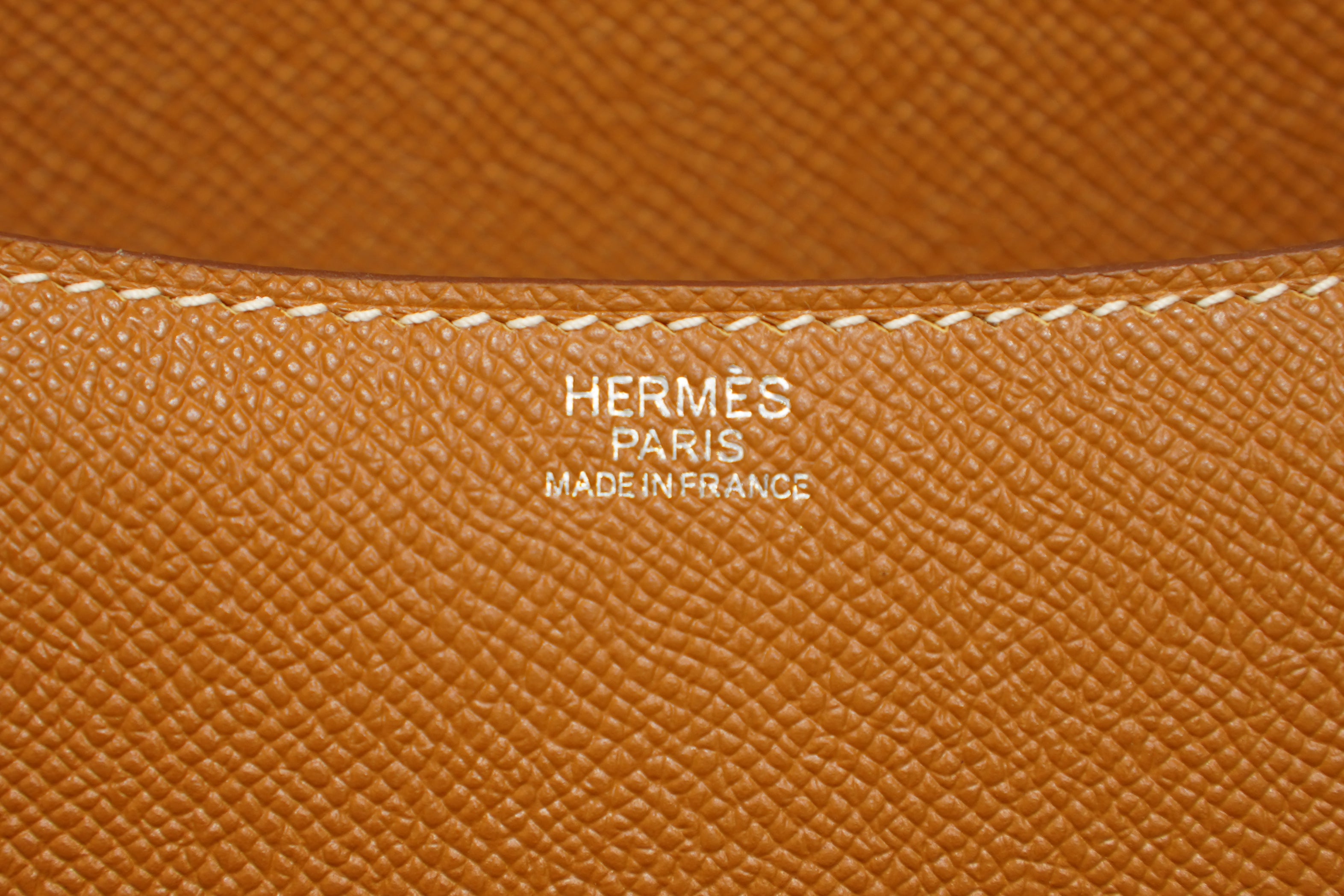 Hermes | Constance – Epsom – Orange – Silver Hardware