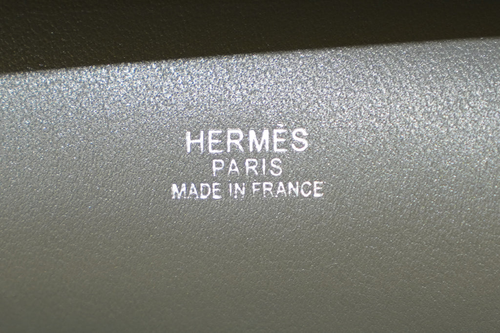 Hermes | Jypsiere – Leather – Grey – Silver Hardware