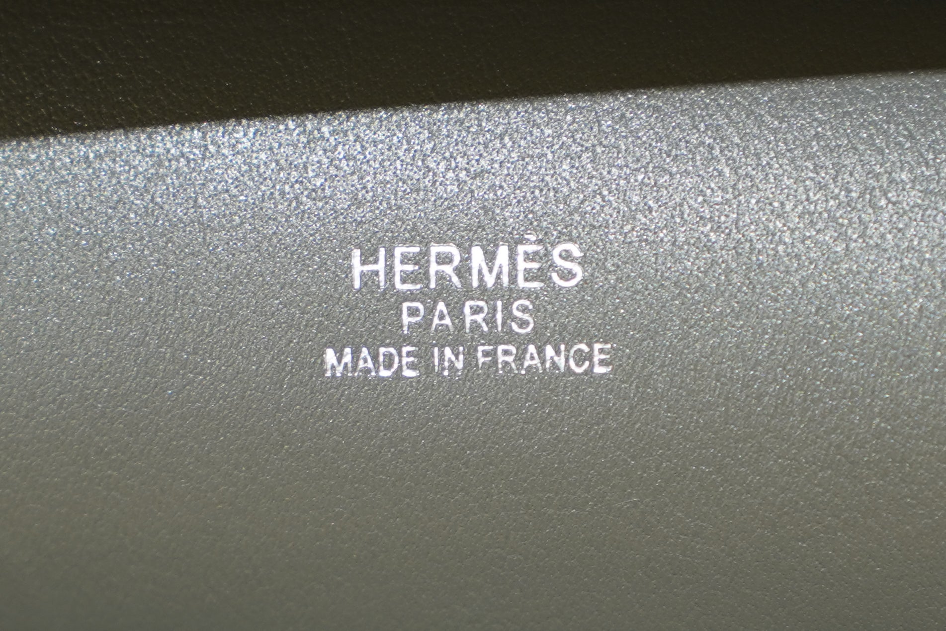 Hermes | Jypsiere – Leather – Grey – Silver Hardware