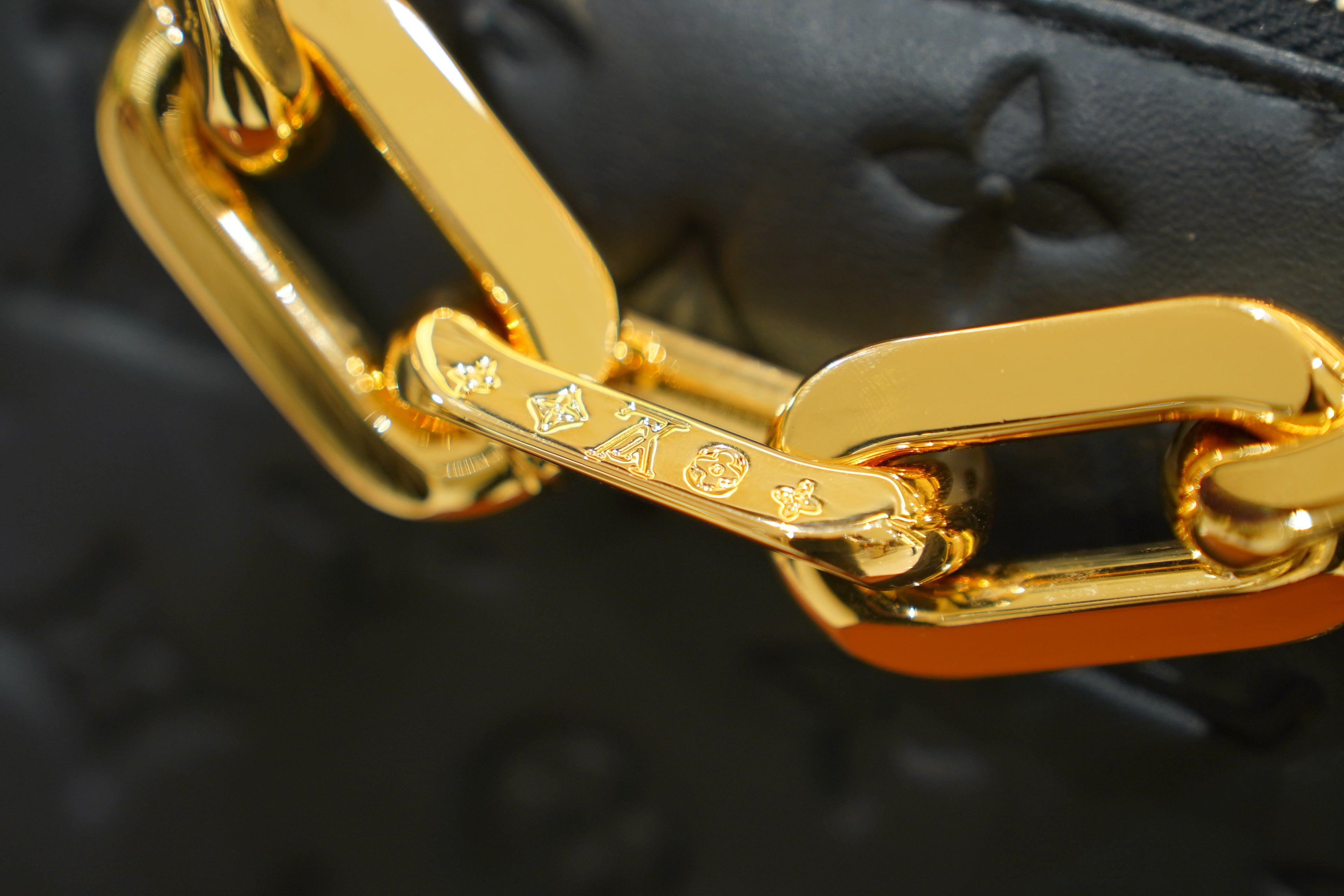 Louis Vuitton | Coussin Large – Leather – Black – Gold Hardware