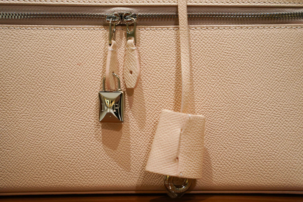 Loro Piana | Extra Bag L27 – Leather – Pink – Silver Hardware