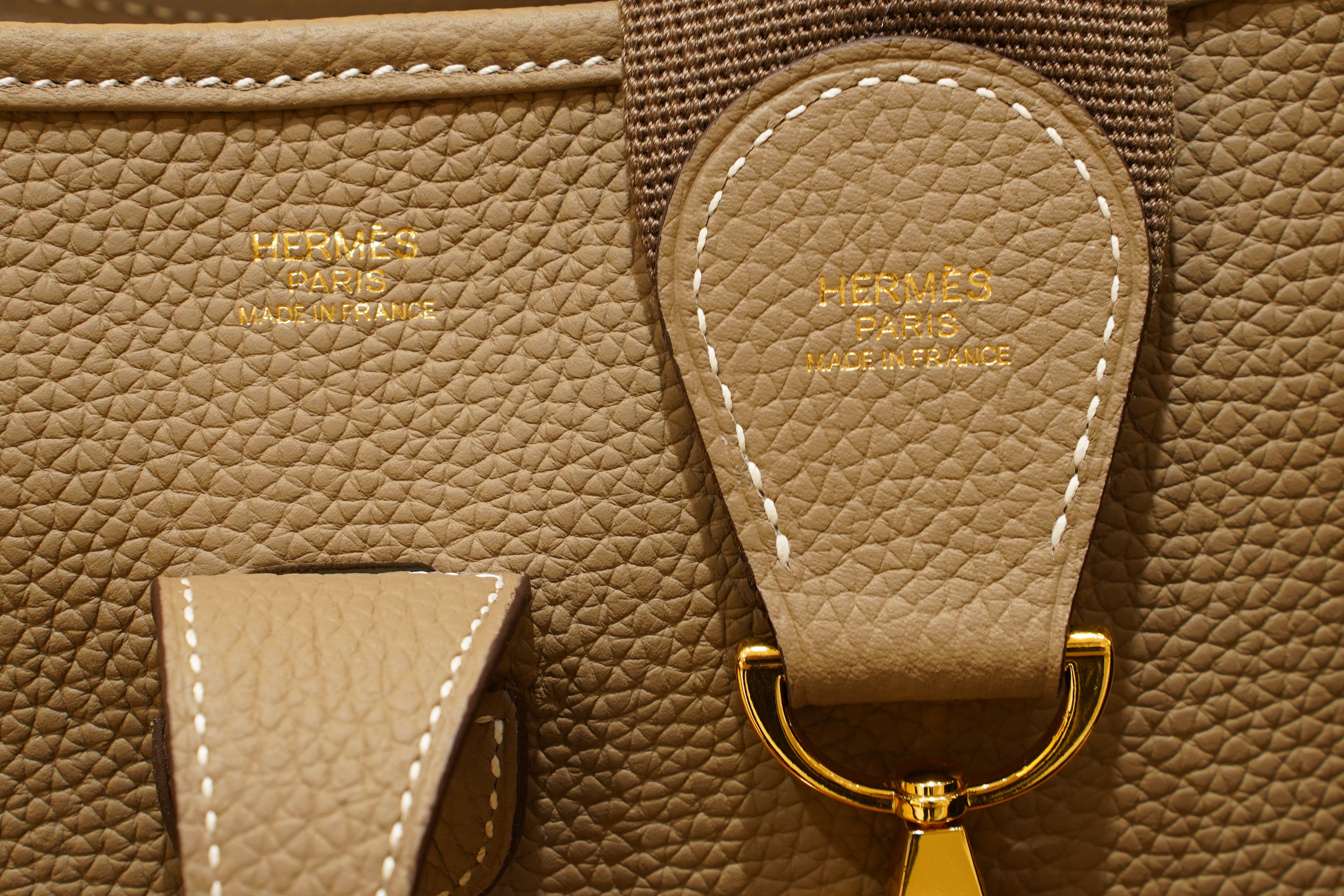 Hermes | Evelyne – Epsom – Beige – Gold Hardware