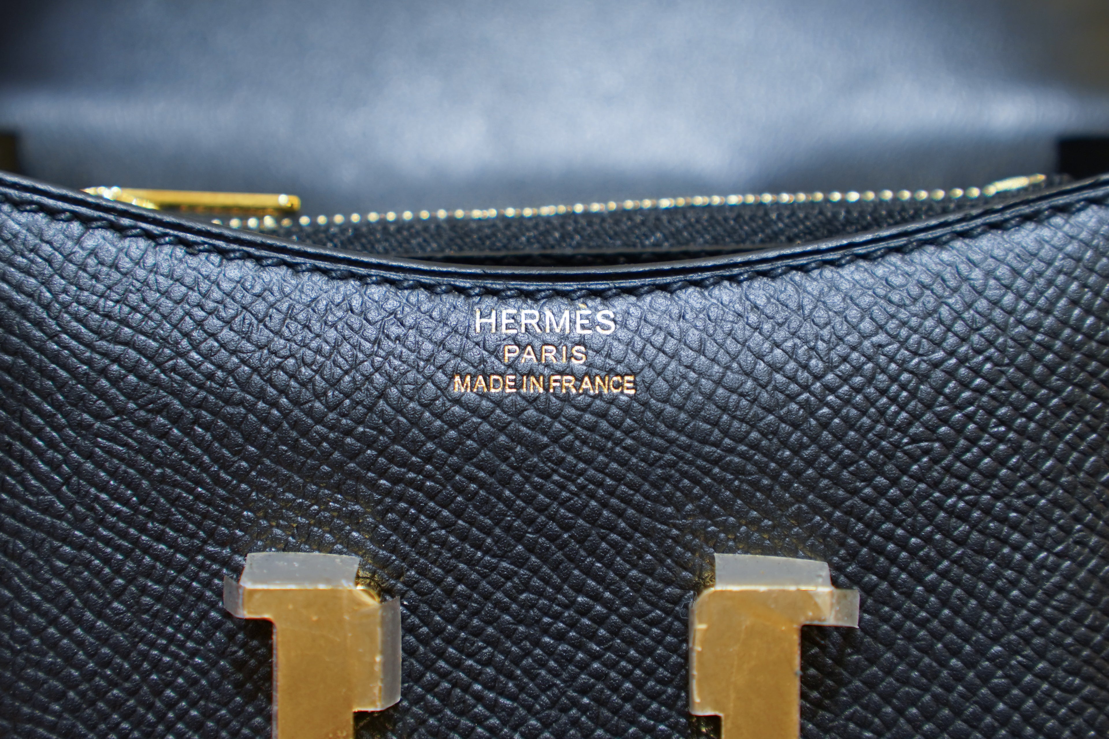 Hermes | Constance Slim Wallet – Epsom – Black – Gold Hardware