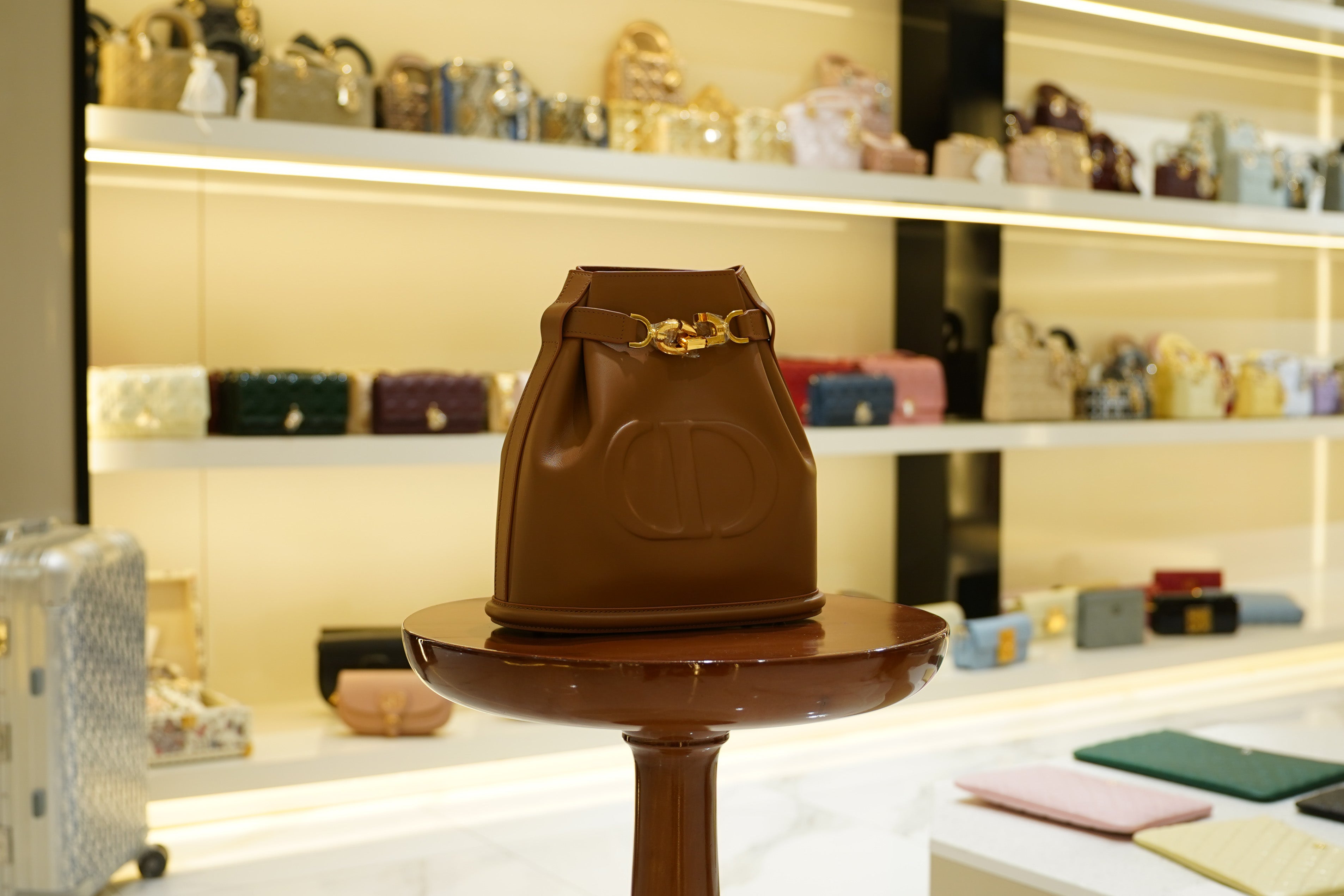 Dior | C'est Dior Bag – Leather – Brown – Gold Hardware