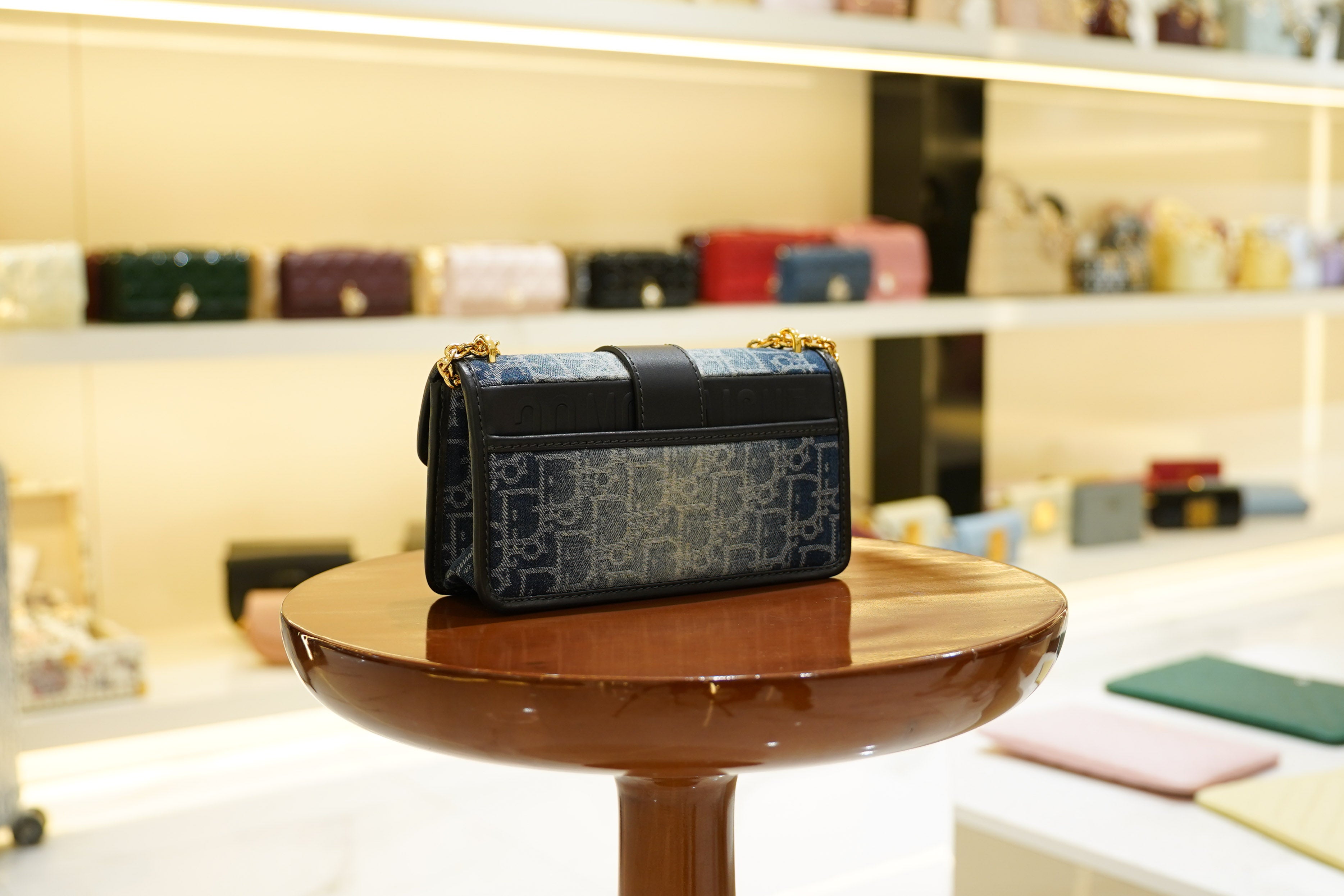 Dior | Dior 30 Montaigne – Canvas – Blue – Gold Hardware